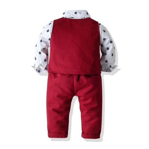 Chemise, gilet et pantalon pour garçon L1585