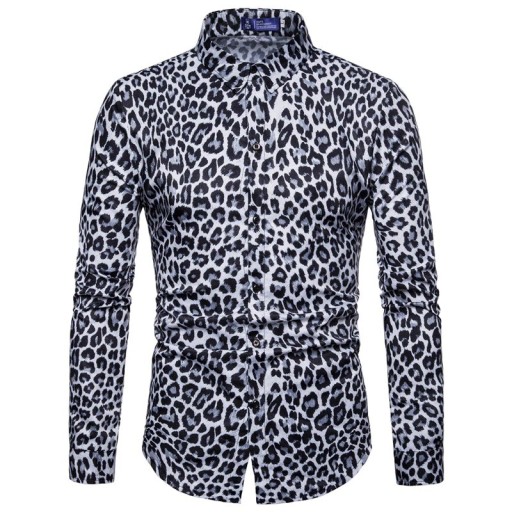 Chemise léopard pour homme A3081