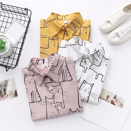 Chemise pour femmes avec des chats