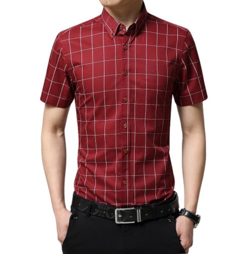 Chemise pour homme à manches courtes A1467