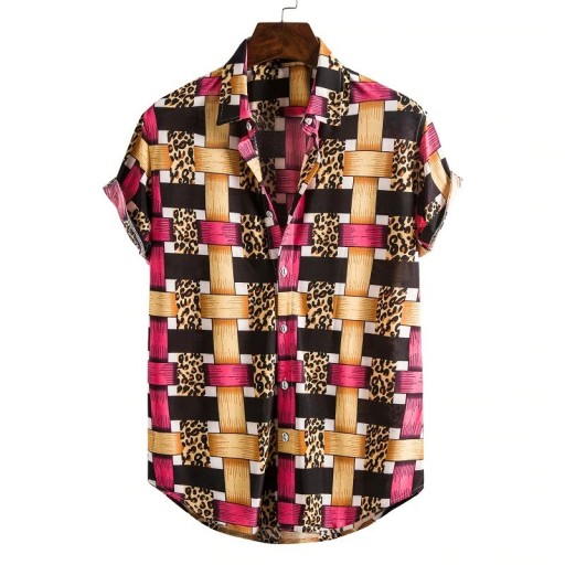 Chemise pour homme à manches courtes F419