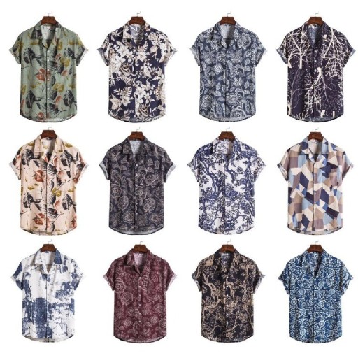 Chemise pour homme à manches courtes F534