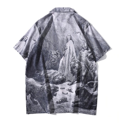 Chemise pour homme à manches courtes F5481