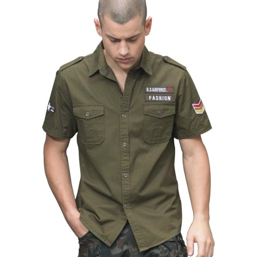 Chemise pour homme à manches courtes F807