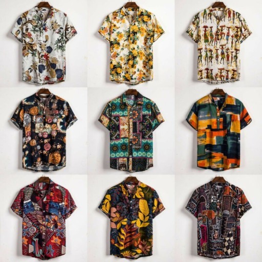 Chemise pour homme à motif F491