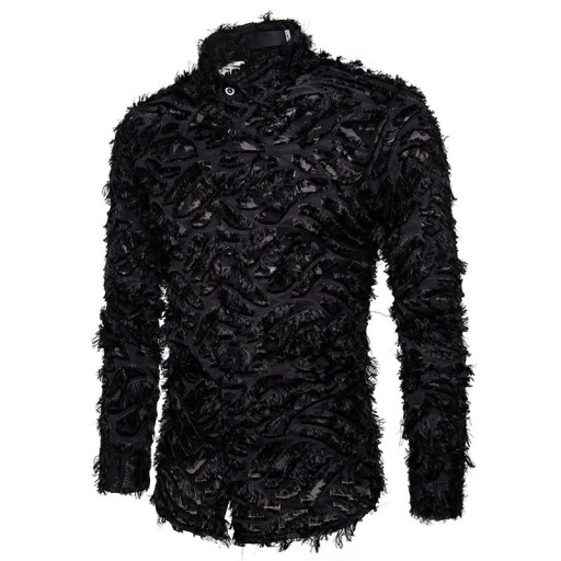 Chemise pour homme avec plumes