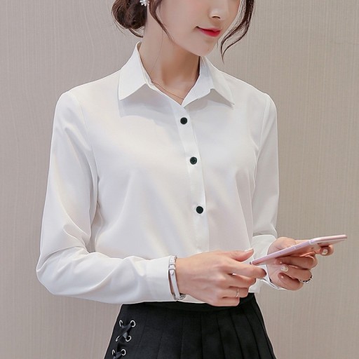 Chemise unie pour femmes
