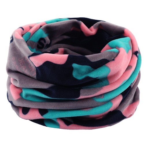 Chiffon-Schlauchschal mit Muster