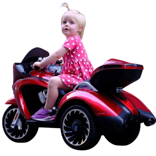 Children's Electric Trike with Key and Faux Leather Seat, 120x69x50 cm, Load Capacity 50 kg, for Children Aged 3–12 Years