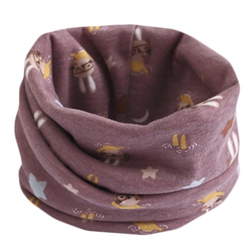 Children's Neck Warmer with Animal Motif