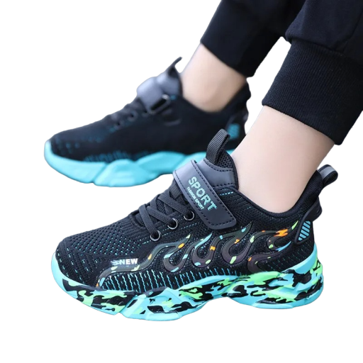 Children's Shoes Boys' Running Trainers Non-Slip Children's Trainers Sports Boys' Shoes