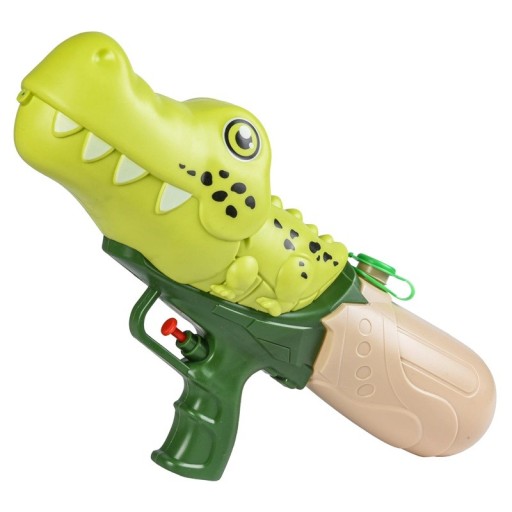 Children's Water Gun Crocodile 500 ml 35 × 19 cm with Plastic Tank and Ergonomic Handle for Summer Games