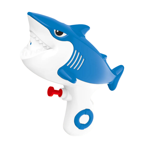 Children's Water Gun in the Shape of a Shark 13.5 × 6.5 × 12.5 cm Plastic Toy for Summer Outdoor Games