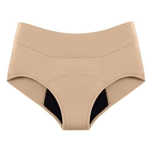 Chiloți menstruali cu 4 straturi de construcție absorbantă din fibră de bambus și elastan Lenjerie reutilizabilă pentru perioada menstruației