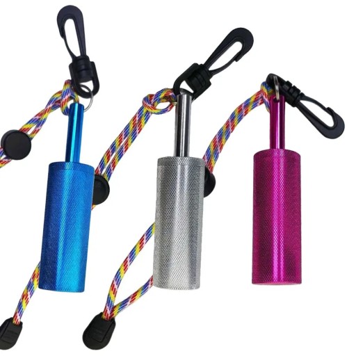 Chirriador de seguridad bajo el agua 11,8 x 2,8 cm Martillo de señalización para botella de buceo Herramienta acústica para comunicación y advertencia de buceadores