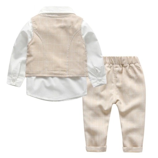 Chlapčenská košeľa, vesta a nohavice L1571