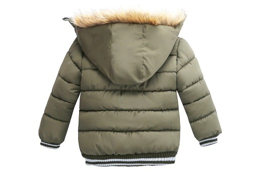 Chlapčenská zimná bunda s kožúškom J2530