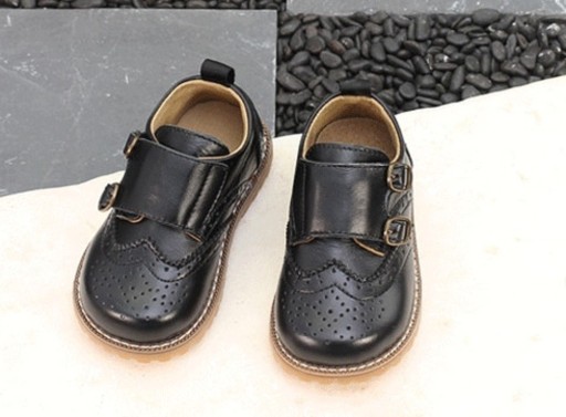Chlapčenské kožené topánky A2563