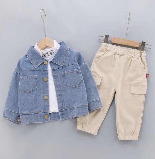Chlapecká bunda, tričko a kalhoty L1672