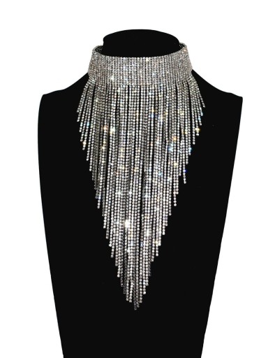 Choker pour femmes avec des franges