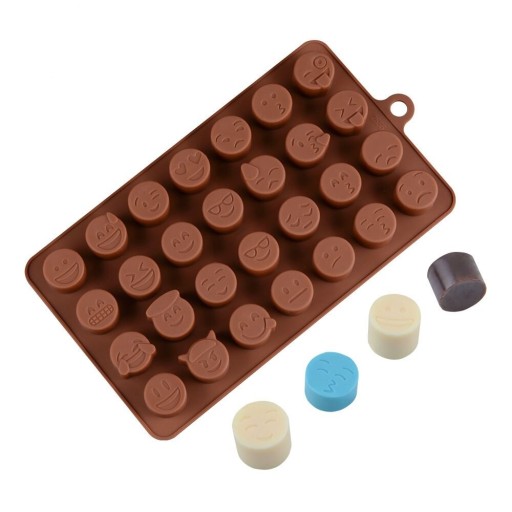 Chokolade smiley form