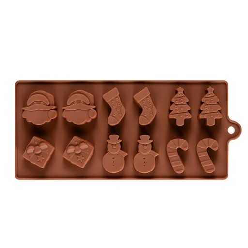 Chokoladeform julemotiv