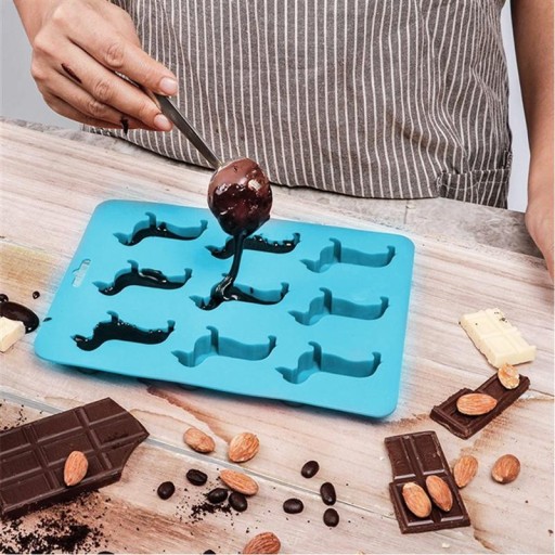 Chokoladeform med gravhundmønster
