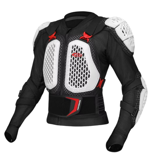 Chránič těla na motorku s voštinovými chrániči hrudníku Chrániče ramen a loktů Polyester a nylon Unisex moto oblečení na motokros