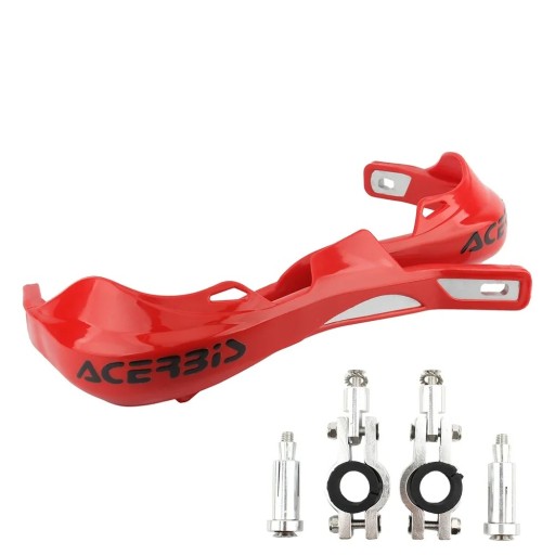 Chránițe de mâini roșii universale pentru motocicletă 22 mm și 28 mm, protecție handguard pentru ghidon Pro KTM Honda Yamaha Suzuki