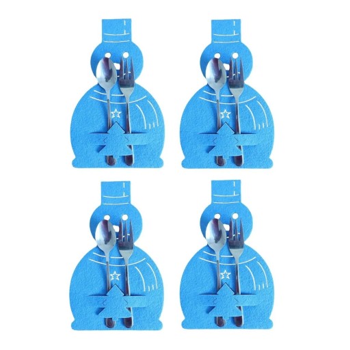 Christmas Cutlery Case - Snowman 4 pcs