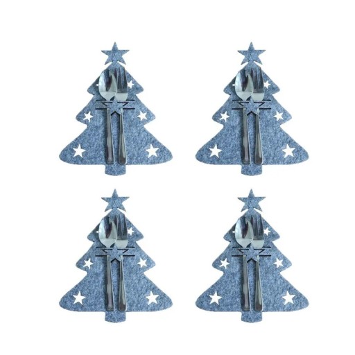 Christmas Cutlery Case - Tree 4 pcs V130
