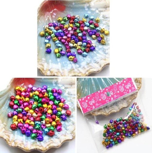 Χριστουγεννιάτικες κουδουνίτσες πολύχρωμες 100 τεμ