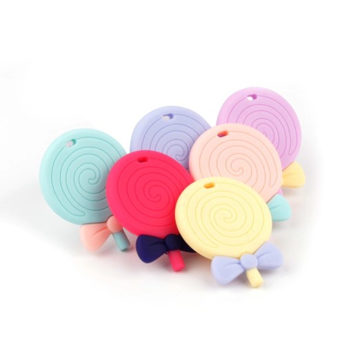 Chupeta de silicone em forma de rebuçado J2964