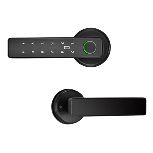 Chytrý dveřní zámek s otiskem prstu WiFi Tuya klávesnice IC karta USB nouzové napájení hliníková slitina pro dveře 35–55 mm