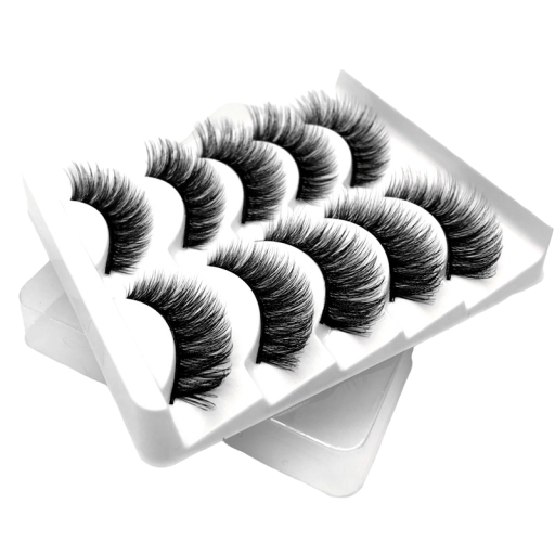 Ciglia finte adesive 5 paia 3D