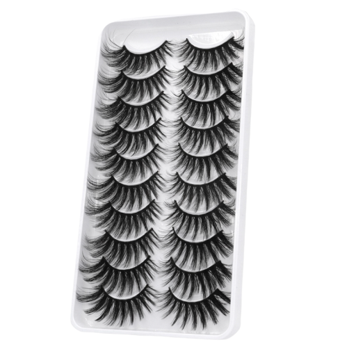 Ciglia finte in visone 10 paia 3D