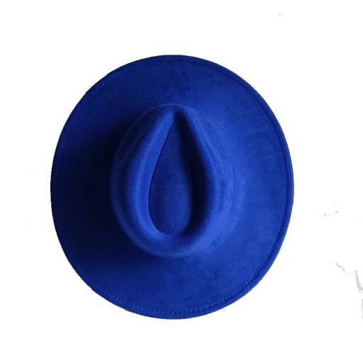 Cilindro de camurça 55–58 cm Com aba larga de 9,5 cm Chapéu retro elegante poliéster algodão Cilindro de festa estilo histórico