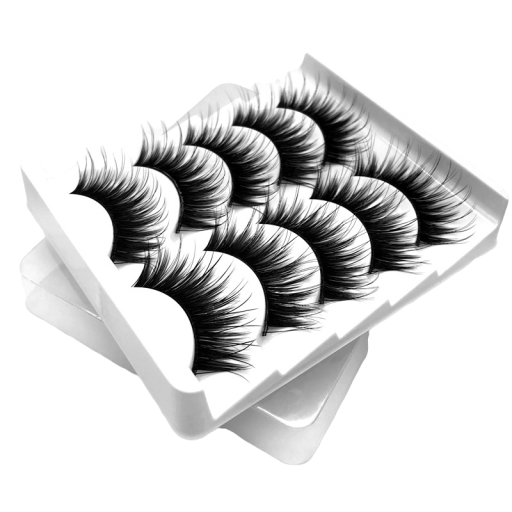 Cils autocollants artificiels 5 paires 3D