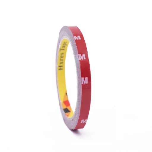 Cinta adhesiva de montaje muy fuerte de doble cara para automóviles 3 m x 8 mm Alta adherencia para molduras emblemas reparaciones interior exterior