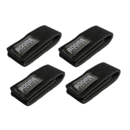 Cinta de aperto com velcro para varas 4 pcs Cintas rígidas para fixação de varas de pesca Correias ajustáveis para segurar varas Cintas de proteção para transporte e armazenamento