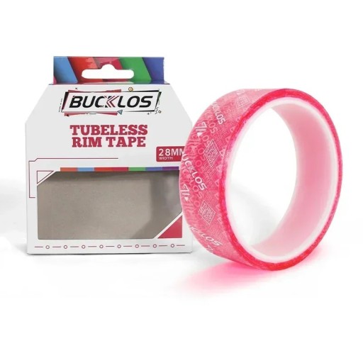 Cinta Rosa de 28 mm para Rines Tubeless de Bicicleta, Cinta Selladora para Rines MTB Gravel de Carretera, Accesorios de Ciclismo