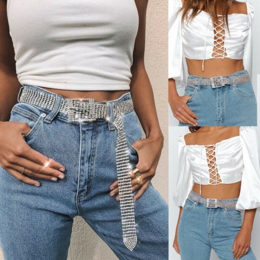 Cinto brilhante para senhora