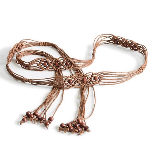 Cinto feminino com contas