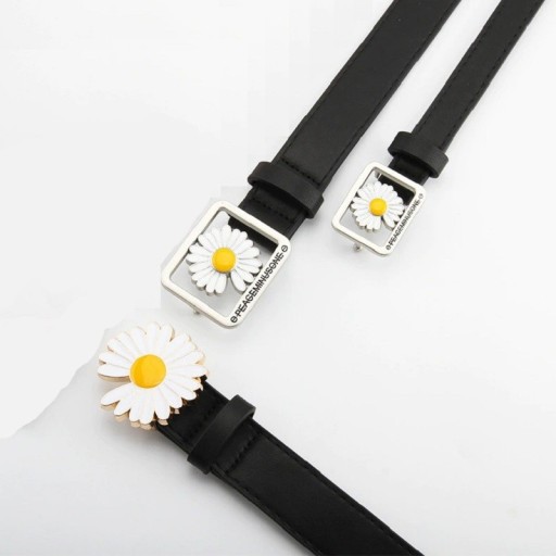 Cinto feminino com flor