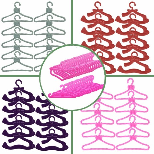 Cintres pour poupée 10 pcs