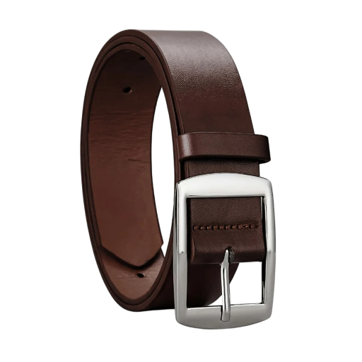 Cintura da uomo in PU con fibbia in metallo Larghezza 3 cm Cintura classica regolabile per pantaloni Accessorio elegante per uomini Stile alla moda