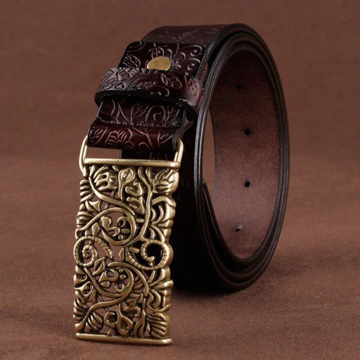 Cintura in pelle da donna L107