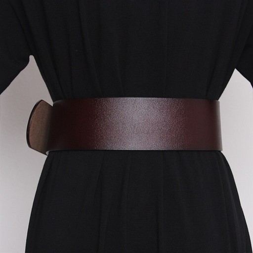 Cintura in pelle da donna L195