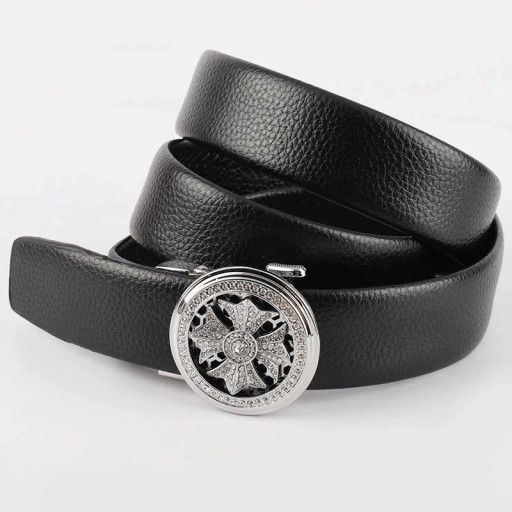 Cintura in pelle da uomo L485