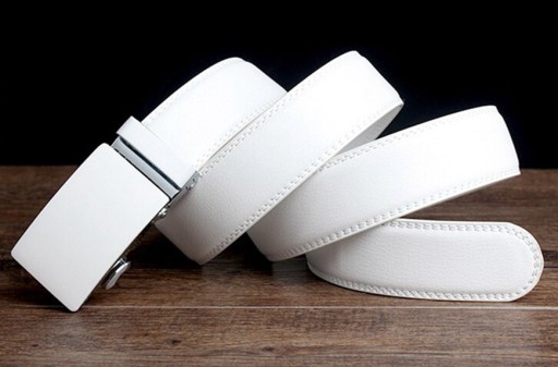 Cinturón de cuero genuino elegante para hombre J1565